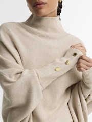 Barbour International White Lilah Knitted Jumper - Image 3 of 5