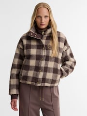 Barbour International Brown Amaya Fleece - Image 1 of 6