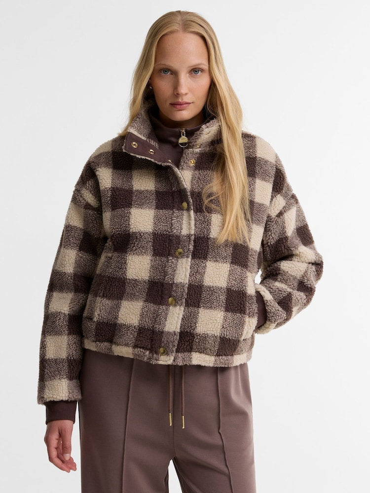 Barbour International Brown Amaya Fleece - Image 1 of 6