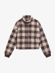 Barbour International Brown Amaya Fleece - Image 6 of 6