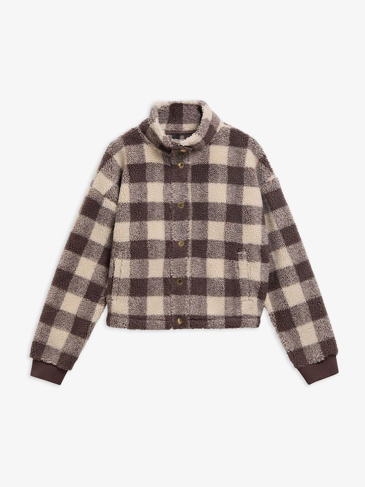 Barbour International Brown Amaya Fleece - Image 6 of 6
