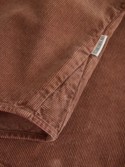 Tan Brown Washed Corduroy Shirt - Image 8 of 8