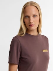 Barbour International Brown Colletta T-Shirt - Image 3 of 5