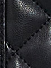 Barbour International Black Binetto Faux Leather Quilted Jacket - Image 6 of 6