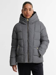 Barbour International Black Brantley Puffer Jacket - Image 1 of 7