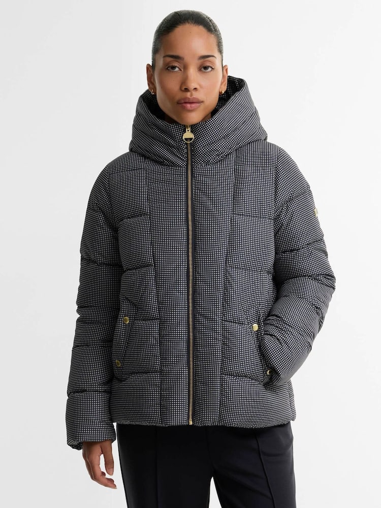 Barbour International Black Brantley Puffer Jacket - Image 1 of 7 Barbour International Black Brantley Puffer Jacket - Image 1 of 7