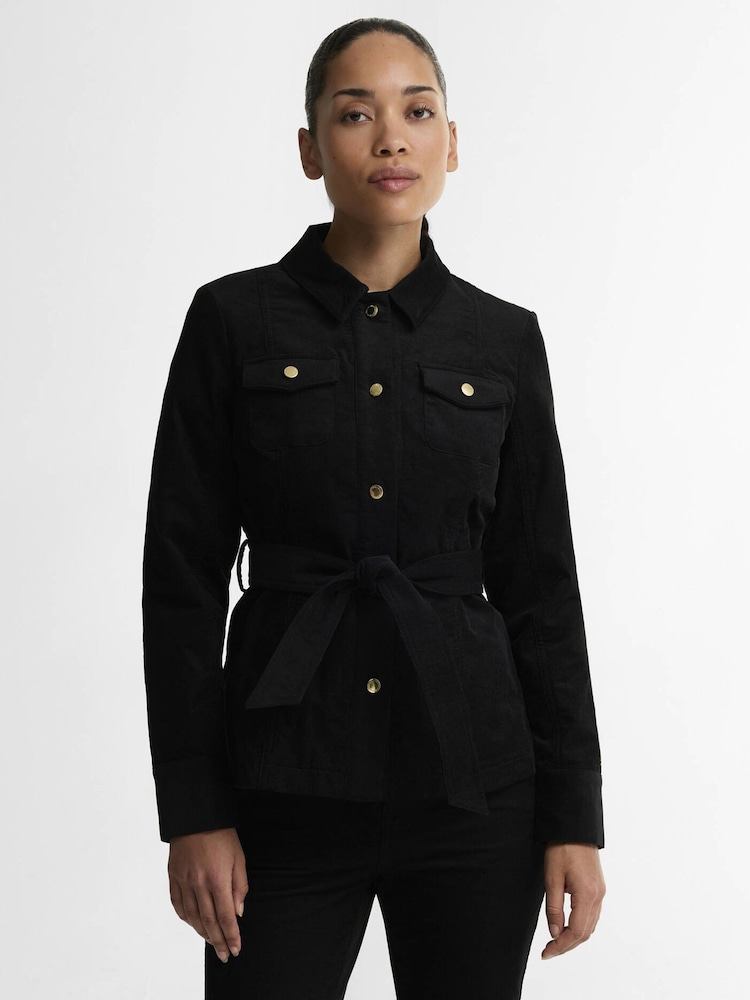 Barbour International Black Kenna Overshirt - Image 1 of 6 Barbour International Black Kenna Overshirt - Image 1 of 6