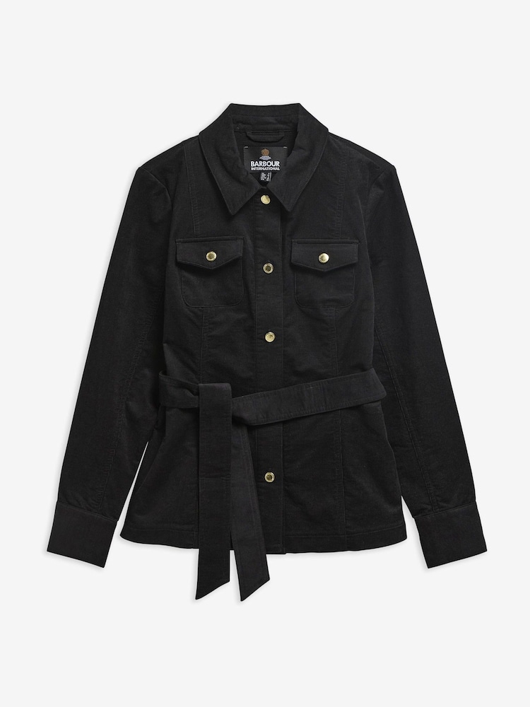 Barbour International Black Kenna Overshirt - Image 6 of 6 Barbour International Black Kenna Overshirt - Image 6 of 6