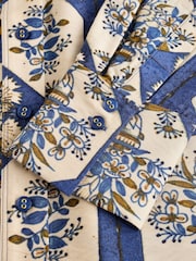 Blue Floral National Trust X Next Vase Print Long Sleeve Shirt - Image 9 of 9