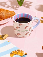 Eleanor Bowmer Multi Good Morning Croissant & Coffee Club Mug Set - Image 4 of 5