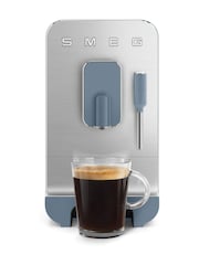 Smeg Matte Storm Blue Bean to Cup Coffee Machine - Image 3 of 8