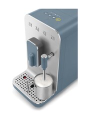 Smeg Matte Storm Blue Bean to Cup Coffee Machine - Image 6 of 8