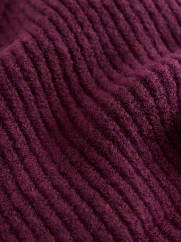 Berry Pink Cosy Beanie Hat (1-16yrs) - Image 2 of 3