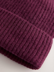 Berry Pink Cosy Beanie Hat (1-16yrs) - Image 3 of 3