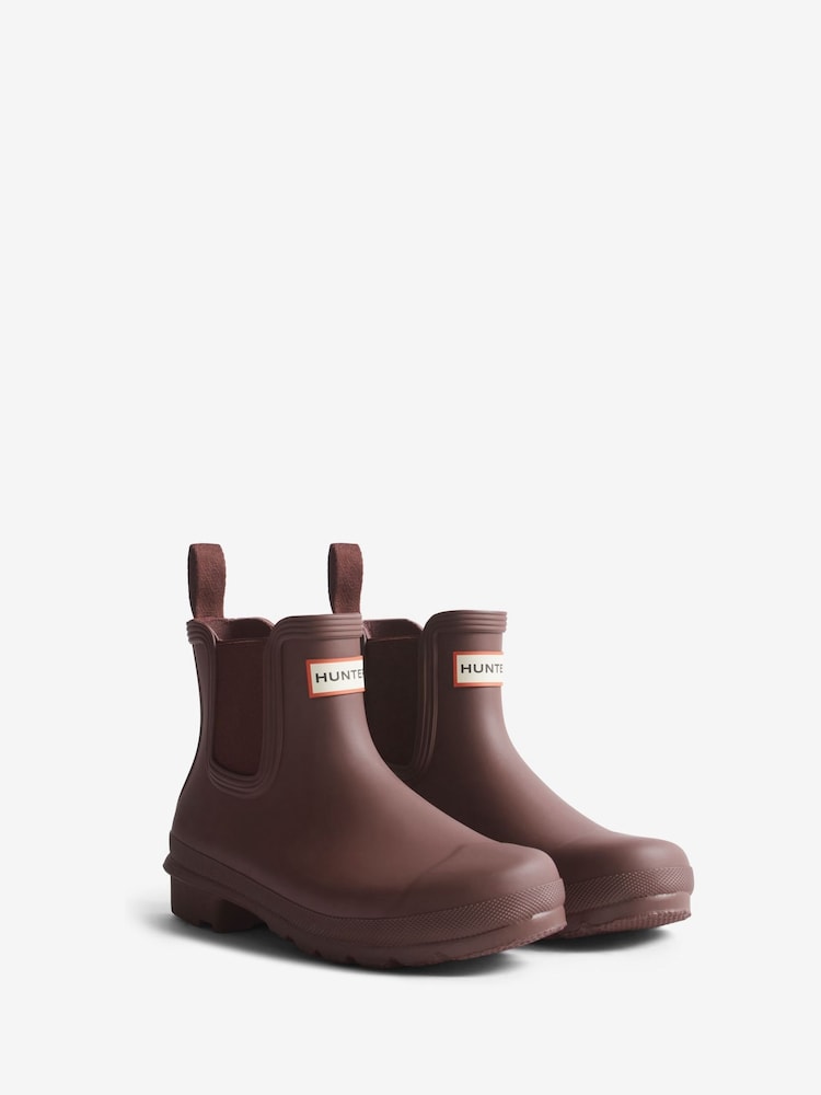 Hunter Red Original Chelsea Boots - Image 2 of 4