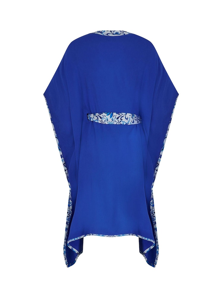 Pour Moi Printed Belt Crinkle Kaftan - Image 4 of 4