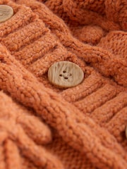 Pumpkin Chunky Bobble Cardigan (3mths-10yrs) - Image 7 of 7