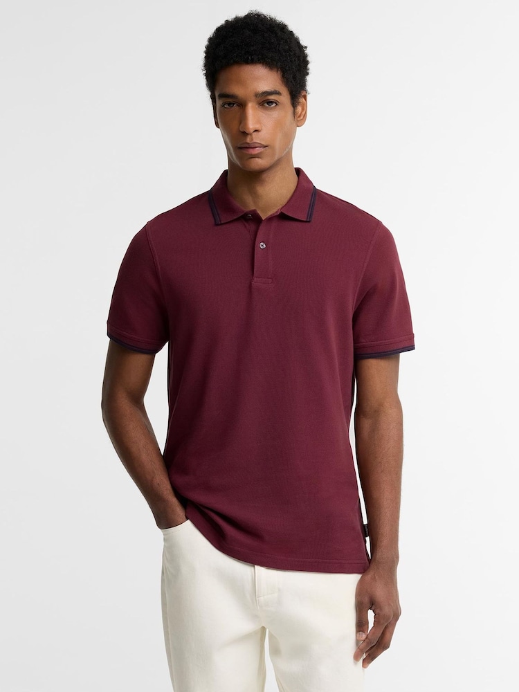 Barbour® Lunan Trimmed Tailored Polo Shirt - صورة 1 من 4