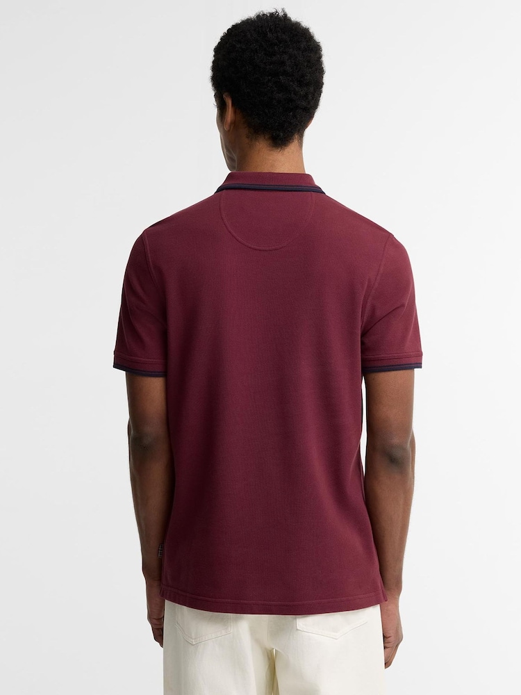 Barbour® Lunan Trimmed Tailored Polo Shirt - صورة 4 من 4