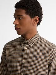 Barbour® Natural Finkle Tailored Gingham Shirt - Image 4 of 5