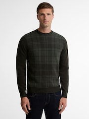 Pull Col rond Barbour® en tartan minéral - Image 1 de 5