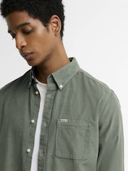 Barbour® Green Ramsey Tailored Cord Shirt - Image 4 of 5