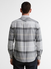 Barbour® Grey Mineral Tartan Dunoon Authentic Shirt - Image 3 of 4