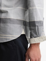 Barbour® Grey Mineral Tartan Dunoon Authentic Shirt - Image 4 of 4