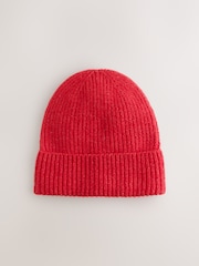 Red Cosy Beanie Hat (1-16yrs) - Image 1 of 2