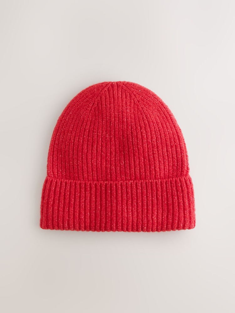 Red Cosy Beanie Hat (1-16yrs) - Image 1 of 2 Red Cosy Beanie Hat (1-16yrs) - Image 1 of 2