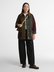 Barbour® Green Patchwork Bedale Quilted Jacket - Image 4 of 6