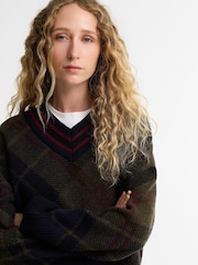 Barbour® Blue Shae Knitted Jumper - Image 3 of 5