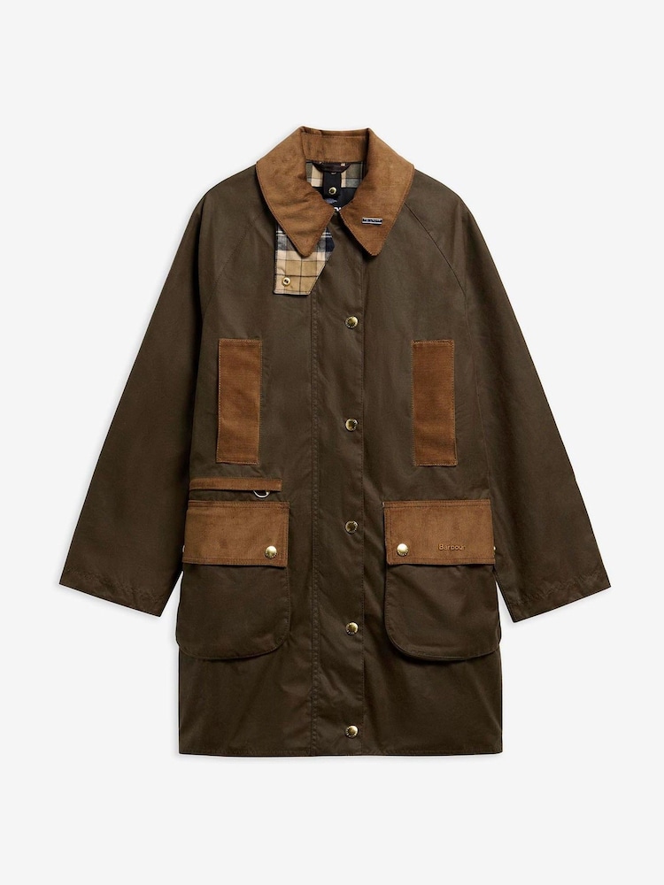 Barbour® Green Icons Modern Beaufort Wax Jacket - Image 7 of 7 Barbour® Green Icons Modern Beaufort Wax Jacket - Image 7 of 7
