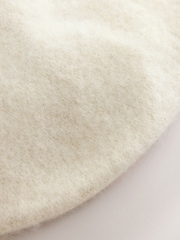 Ecru Beret Hat (3mths-16yrs) - Image 3 of 3