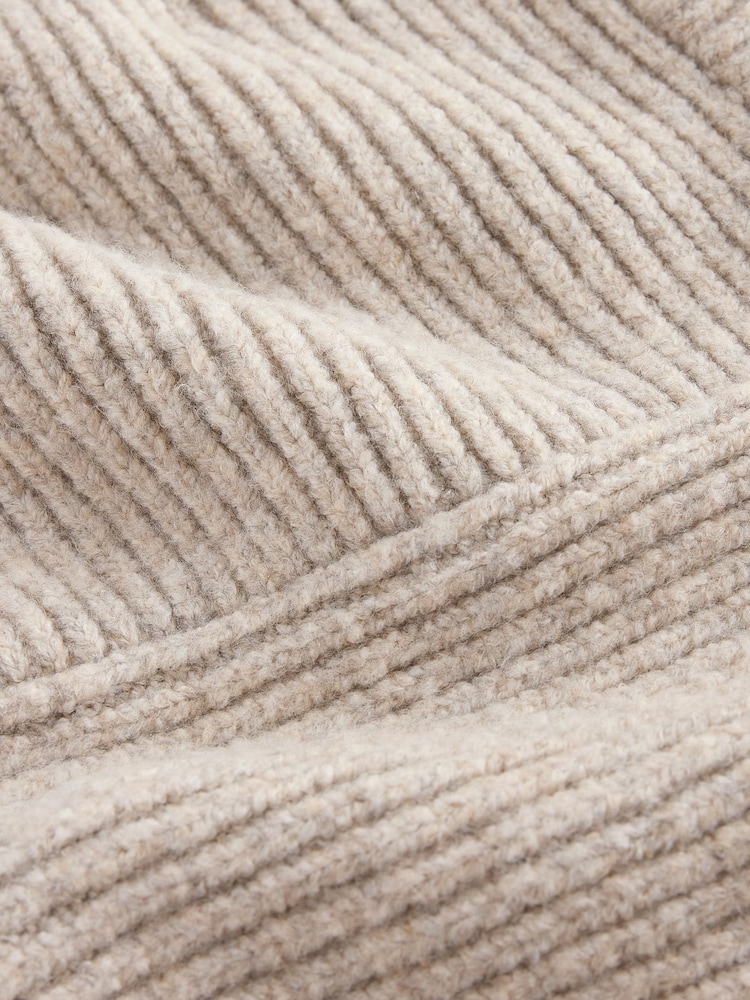 Ecru Cosy Hooded Scarf (3-16yrs) - Image 2 of 4 Ecru Cosy Hooded Scarf (3-16yrs) - Image 2 of 4