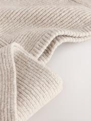 Ecru Cosy Hooded Scarf (3-16yrs) - Image 3 of 4