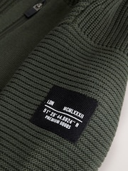 Green Utility Knitted Hoodie (3-16yrs) - Image 3 of 4