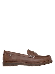 Skechers Brown Chill Lugs Classy Cruiser Penny Loafers - Image 1 of 6
