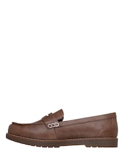 Skechers Brown Chill Lugs Classy Cruiser Penny Loafers - Image 2 of 6