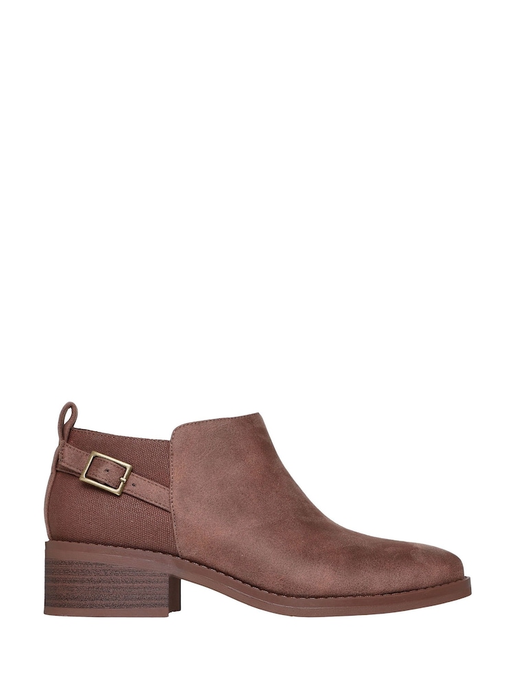 Skechers Brown Bobs Wander Luxe Ankle Boots - Image 1 of 5 Skechers Brown Bobs Wander Luxe Ankle Boots - Image 1 of 5