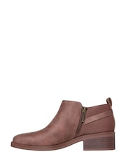 Skechers Brown Bobs Wander Luxe Ankle Boots - Image 2 of 5