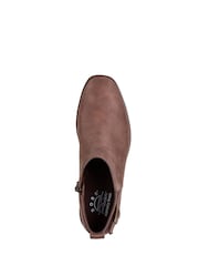 Skechers Brown Bobs Wander Luxe Ankle Boots - Image 4 of 5