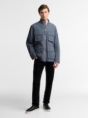 Barbour International Grey Course Showerproof Jacket - Image 2 of 5