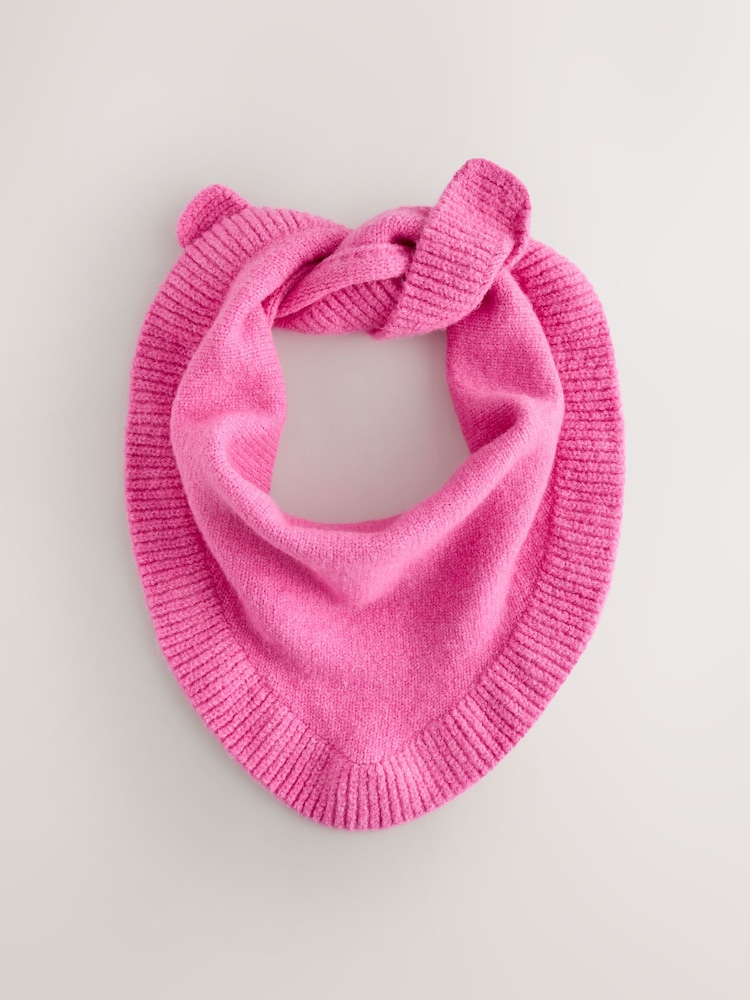 Pink Triangle Scarf (3-16yrs) - Image 1 of 4 Pink Triangle Scarf (3-16yrs) - Image 1 of 4