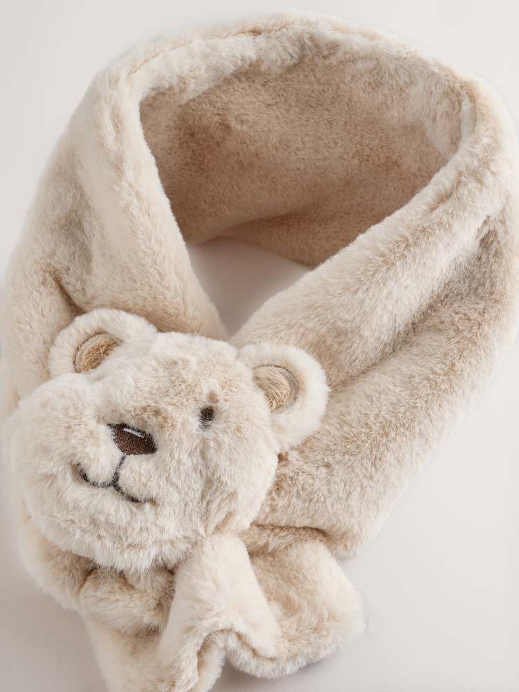 Brun bjørn - Novelty Character Scarf (3-10yrs) - Billede 3 af 3 Brun bjørn - Novelty Character Scarf (3-10yrs) - Billede 3 af 3