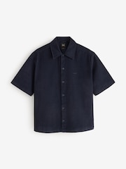 BOSS Blue Lakith Relaxed-Fit Textured Shirt - Image 1 of 1