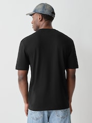 HUGO Black Darise Regular Fit Graphic T-Shirt - Image 2 of 5