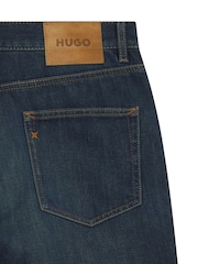 HUGO Blue Denim Skate Shorts - Image 2 of 2