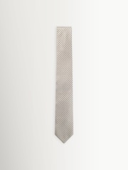 BOSS White Formal Wardrobe 7.5cm Tie - Image 2 of 3