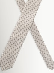 BOSS White Formal Wardrobe 7.5cm Tie - Image 3 of 3